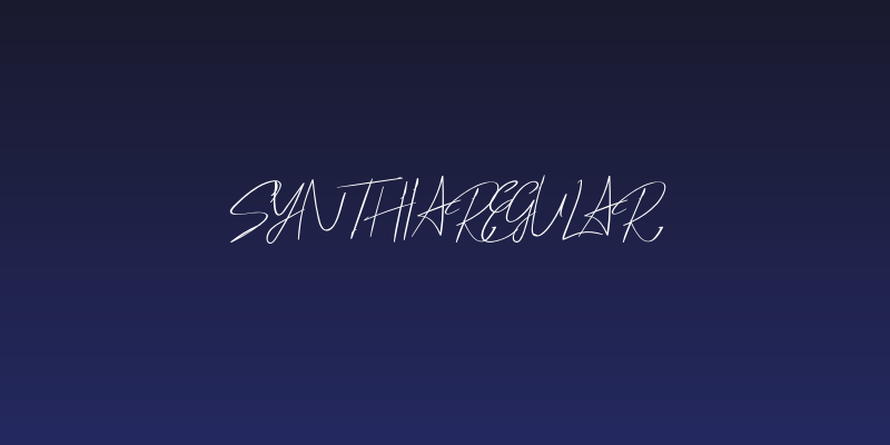 SynthiaRegular Social Header