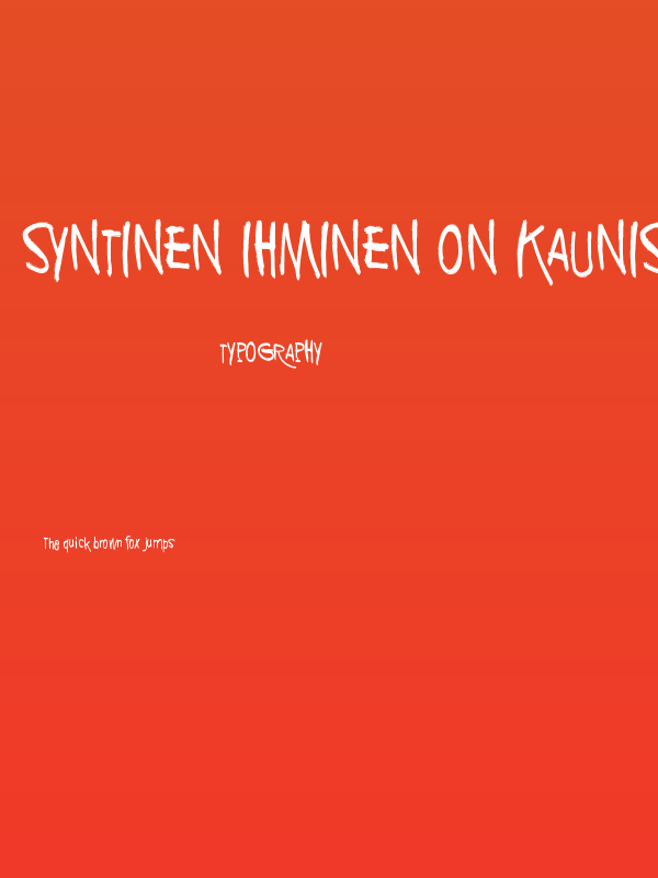 Syntinen ihminen on kaunis ihmi Poster
