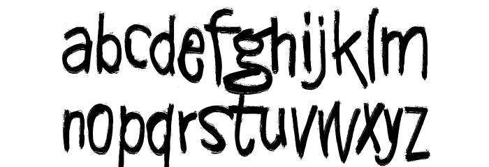 Syntinen ihminen on kaunis ihmi Font LOWERCASE