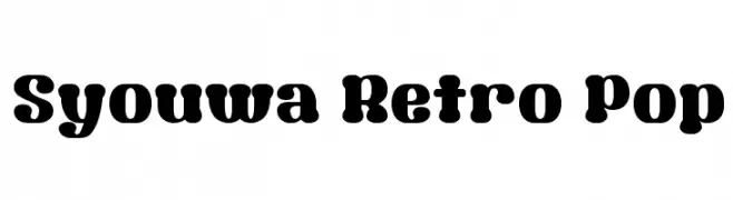 Syouwa Retro Pop  Frei Schriftart Herunterladen