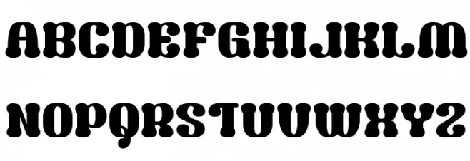 Syouwa Retro Pop__G フォント 大文字