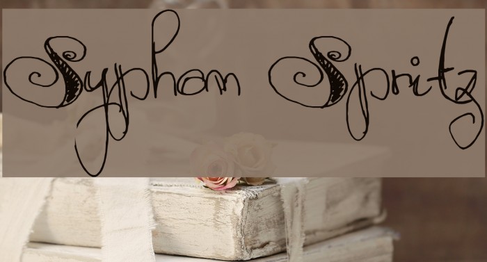 Syphon Spritz Font examples
