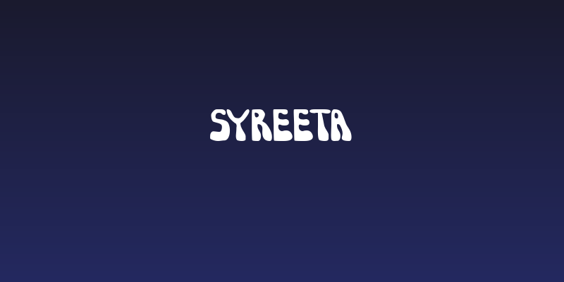 Syreeta Social Header
