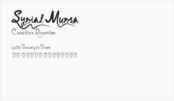 Syrial Mursa Business Card