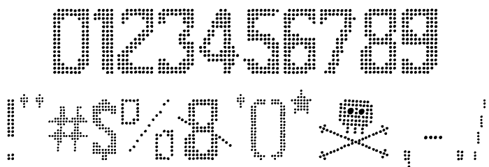 System+error Font OTHER CHARS