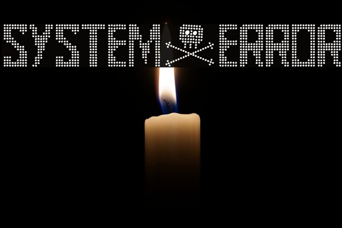 System+error Font examples