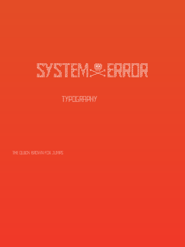 System+error Poster