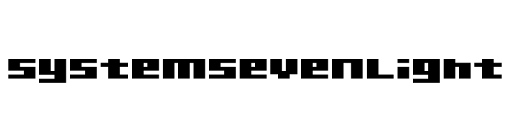 SystemSevenLight  Descarca Fonturi Gratis