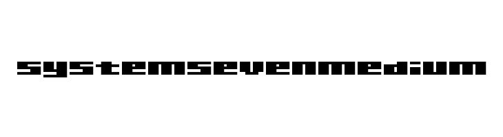SystemSevenMedium  Descarca Fonturi Gratis