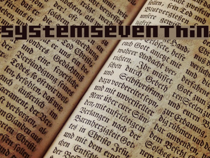 SystemSevenThin Example 1