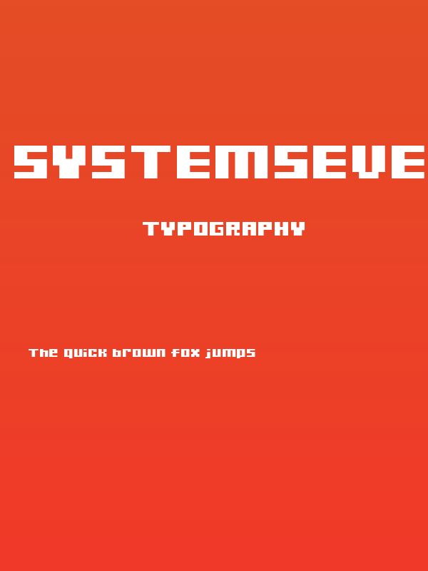 SystemSevenThin Poster