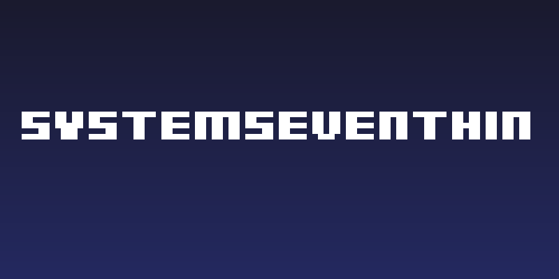 SystemSevenThin Social Header
