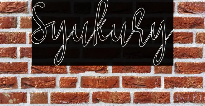 Syukury Example 1
