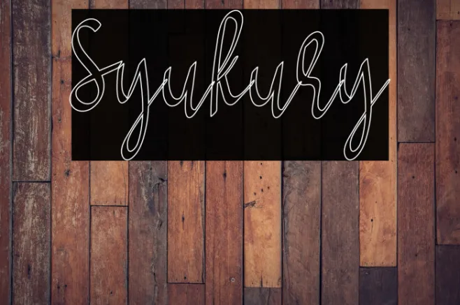 Syukury Example 3