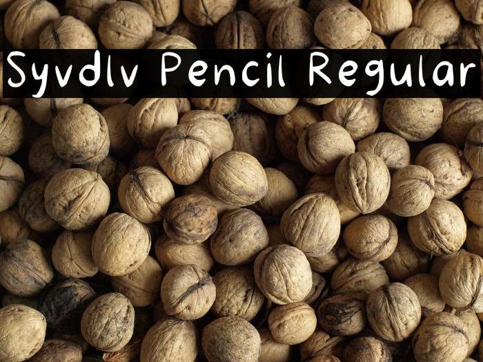 Syvdlv Pencil Regular Example 1