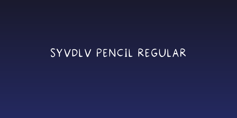 Syvdlv Pencil Regular Social Header