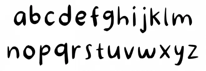 Syvdlv Pencil Regular Caratteri MINUSCOLO