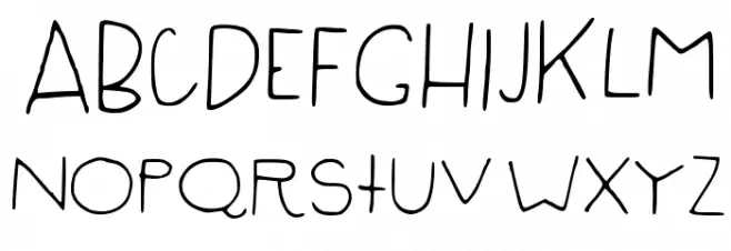 Syzygy Hand Regular Шрифта ВЕРХНИЙ