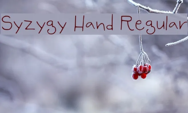 Syzygy Hand Regular Example 2