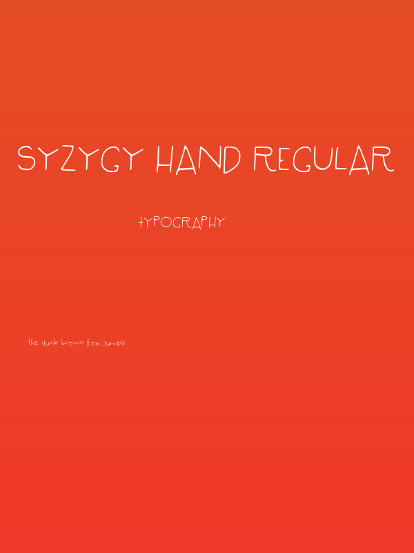 Syzygy Hand Regular Poster