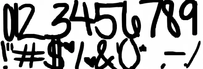 sydanators font! Font OTHER CHARS