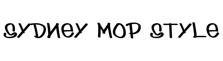 sydney mop style  لخطوط تنزيل