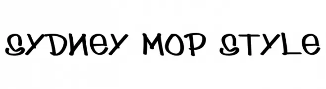 sydney mop style  Fuentes Gratis Descargar