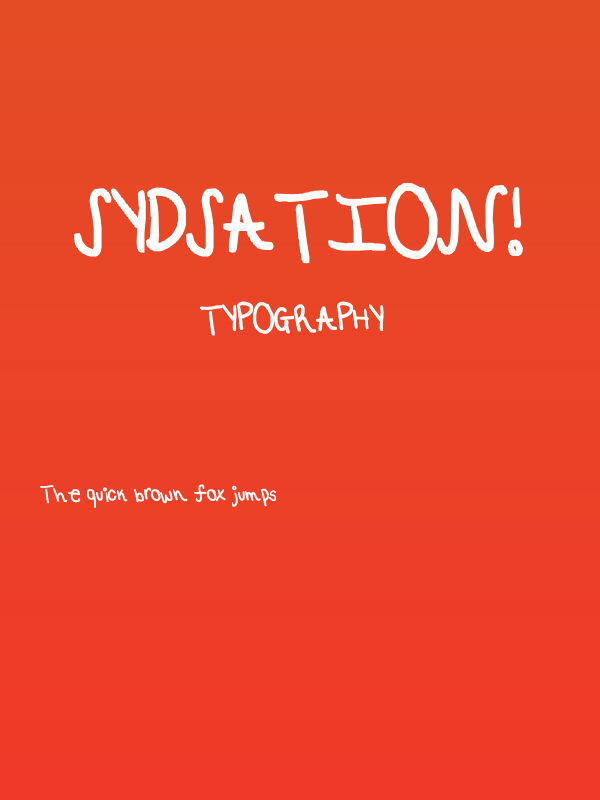 sydsation! Poster