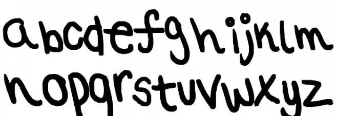 sydsation! Font LOWERCASE
