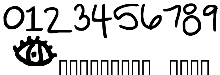 symbols rock Font OTHER CHARS