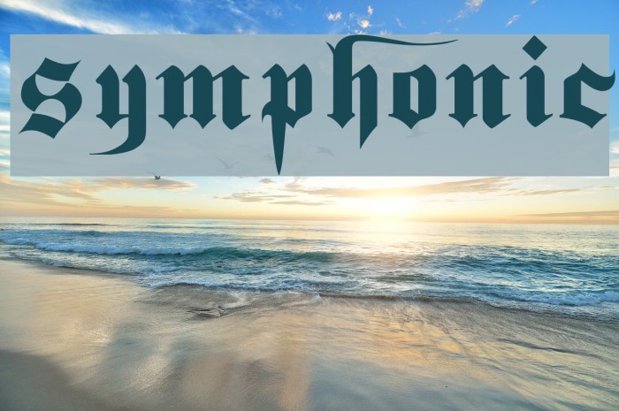 symphonic Font examples