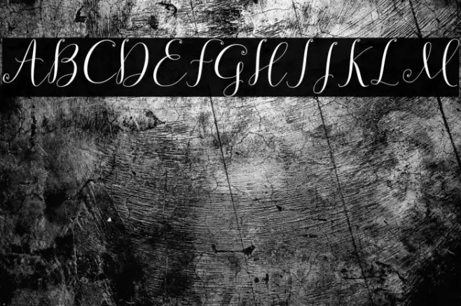 symphonyScript-Regular Font examples