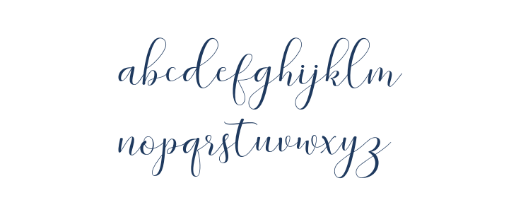 symphonyScript-Regular Lowercase