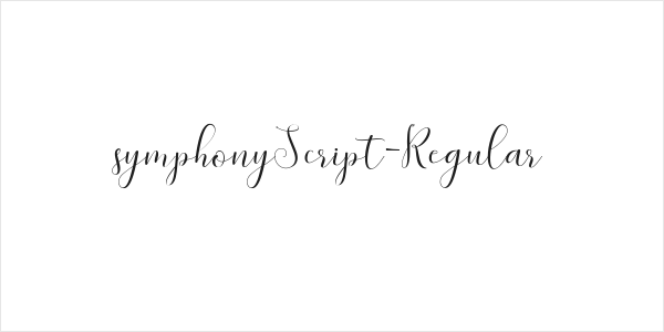 symphonyScript-Regular Logo
