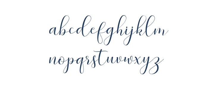 symphonyScript-Regular Lowercase