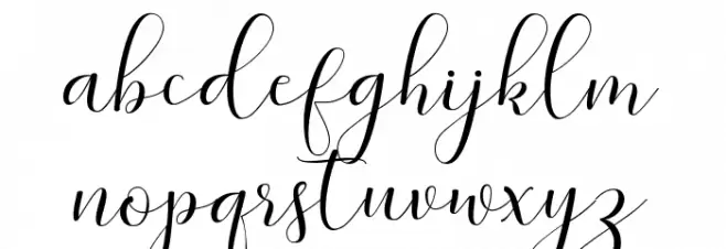 symphonyScript-Regular Polices MINUSCULES