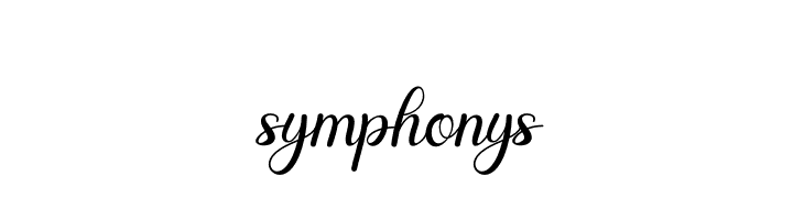 symphonys  les polices de caractères gratuit tlcharger