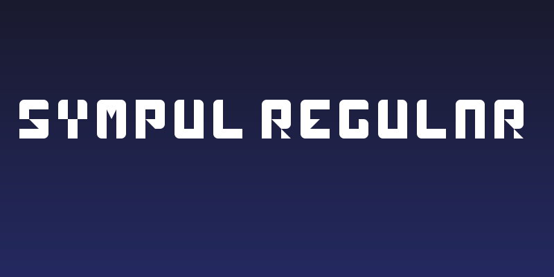 sympul Regular Social Header