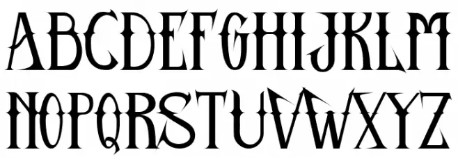 synyster Regular Schriftart Groß