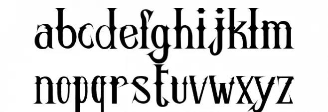 synyster Regular Font LOWERCASE