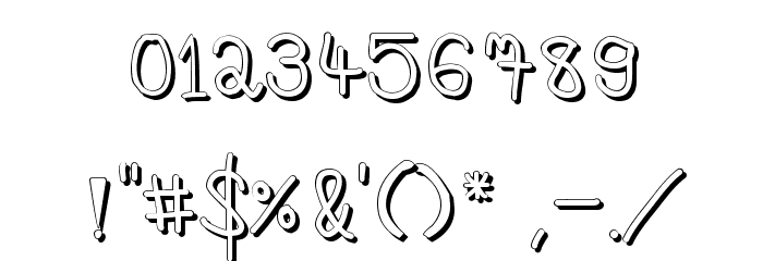 Sz-number2 Font OTHER CHARS
