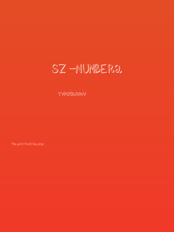 Sz-number2 Poster
