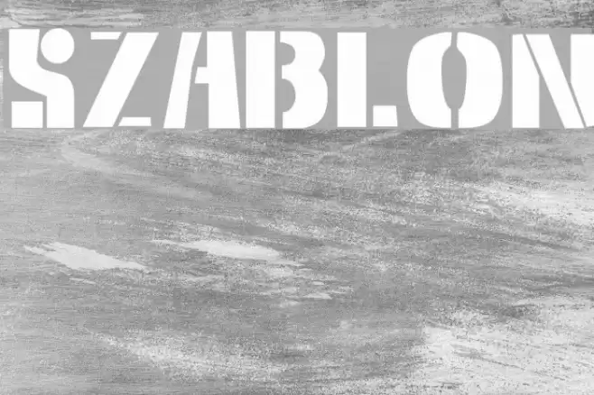 Szablon Font examples