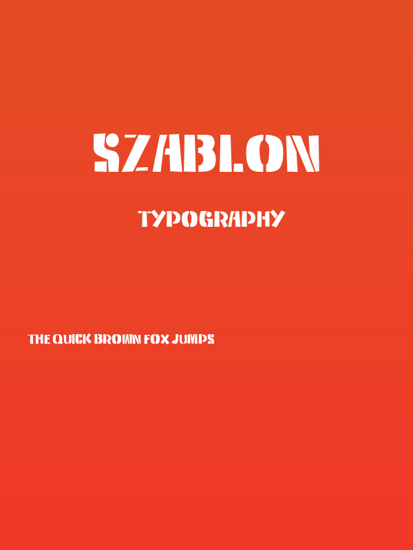 Szablon Poster