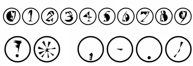 SzeneInFrames Font OTHER CHARS