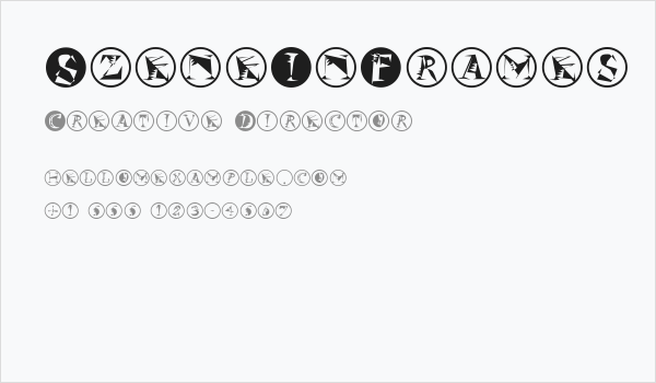 SzeneInFrames Business Card