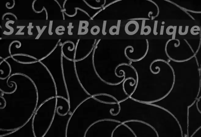 Sztylet Bold Oblique examples
