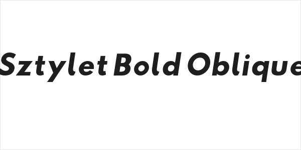 Sztylet Bold Oblique Logo