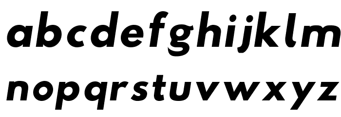 Sztylet Bold Oblique Font LOWERCASE