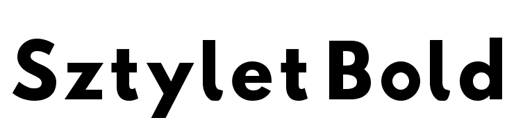 Sztylet Bold Font